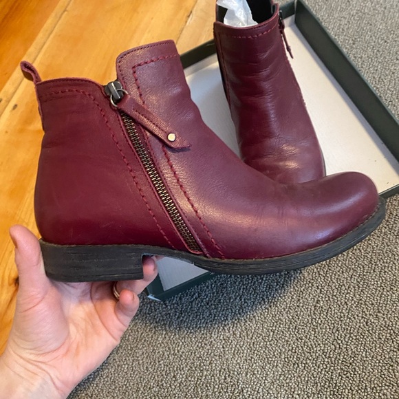 Spring Step Bordeaux Ankle Boots NEW - Picture 8 of 10